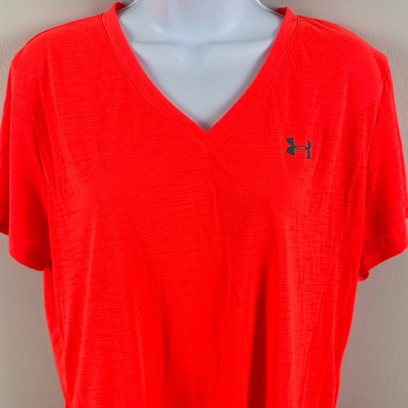 Under Armour Vivid Orange Short Sleeve Tee - XL - Picture 2 of 8